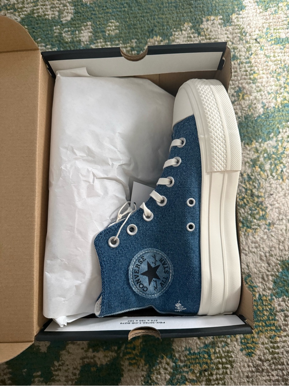 Women’s Converse High-Top Canvas Sneakers - Denim